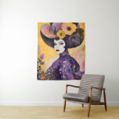 Tenture Magnifique Drag Queen Klimt Style (En situation)