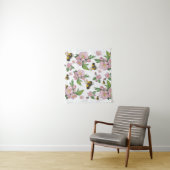 Tenture Magnifiques fleurs d'arbre fruitier à peinture à l (En situation)