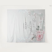 Tenture Magnifiques Roses Roses Peintes en Rose Prop Baref (Devant (Horizontal))