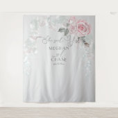 Tenture Magnifiques Roses Roses Peintes en Rose Prop Baref (Devant)