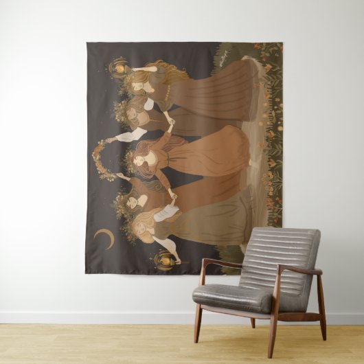 Tenture Maidens (En situation)