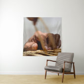 Tenture Main des tisserands (En situation)