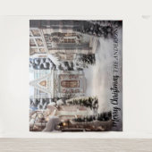 Tenture Maison de Noël Maison de vacances Contexte photo (Devant)