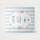 Tenture Maison de plage chic de bachelorette côtière (Devant (Horizontal))
