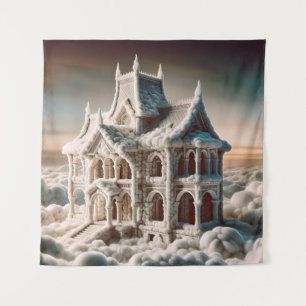 Tenture Maison en coton à l'architecture élégante