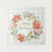 Tenture Maison pour le Joyeux Noël de vacances (Devant (Horizontal))