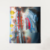 Tenture Maisons de plage (Marine Life) Scène balnéaire mod (Devant)