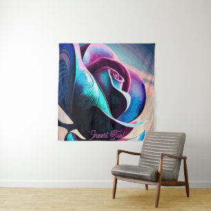 Tenture Majesté de minuit : La beauté noire des Roses noir