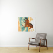 Tenture Majestic Horse Rising from the Sea Power and Free (En situation (horizontale))