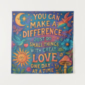 TENTURE MAKE A DIFFERENCE TAPESTRY WALL ART (Devant (Horizontal))