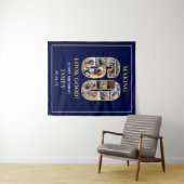 Tenture Making 60 Look Good Photo Collage 60th Birthday  (En situation (horizontale))