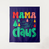 Tenture Mama Claus Christmas Design-60097 (Devant)
