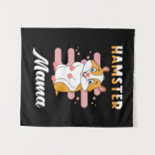 Tenture Maman hamster (Devant (Horizontal))