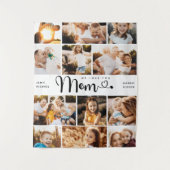 Tenture Maman We Lots Hearts Modern Photo Collage (Devant)