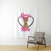Tenture Maman Yorki (En situation)