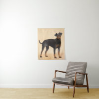 Manchester Terrier Peinture Art animal original