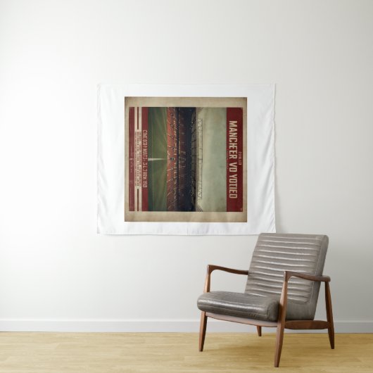 Tenture Manchester United (En situation (horizontale))