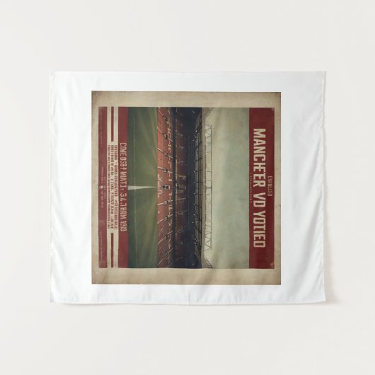 Tenture Manchester United (Devant (Horizontal))