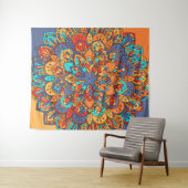 Tenture Mandala (En situation (horizontale))