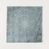 Tenture Mandala Bohème Chic à reflets irisés (Devant (Horizontal))
