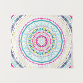 Tenture mandala coloré (Devant (Horizontal))