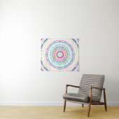 Tenture mandala coloré (En situation (horizontale))