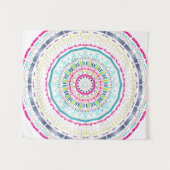Tenture mandala coloré (Devant (Horizontal))