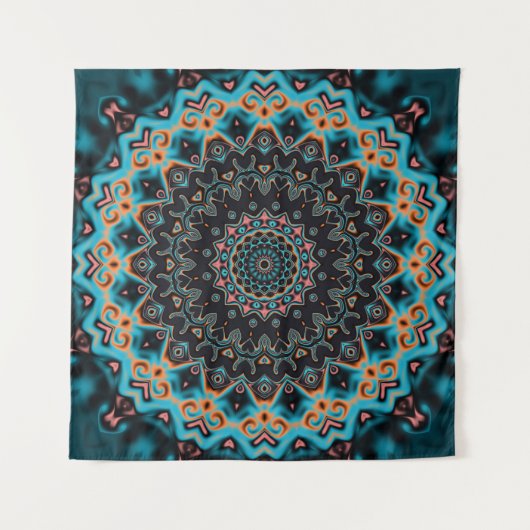 Tenture Mandala coloré (Devant)