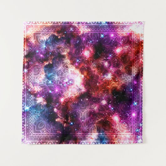 Tenture Mandala cosmique #12 (Devant)