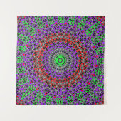Tenture Mandala de courte tribale (Devant (Horizontal))