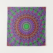 Tenture Mandala de courte tribale (Devant)