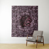 Tenture Mandala de rose  (En situation)