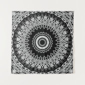 Tenture Mandala d'éclipse (Devant (Horizontal))