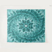 Tenture Mandala en Turquoise..... (Devant (Horizontal))