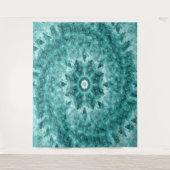 Tenture Mandala en Turquoise..... (Devant)