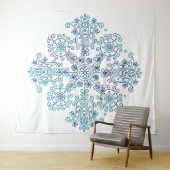 Tenture Mandala Floral (En situation (horizontale))