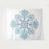 Tenture Mandala Floral (Devant (Horizontal))