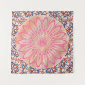Tenture Mandala Floral (Devant (Horizontal))