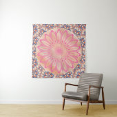 Tenture Mandala Floral (En situation)