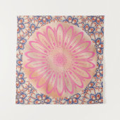 Tenture Mandala Floral (Devant)