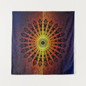 Tenture Mandala Looking Glass ( Arc-en-ciel ) (Devant (Horizontal))