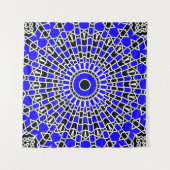 Tenture Mandala Prism (Bleu) (Devant)