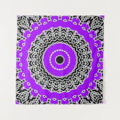 Tenture Mandala Prism (Violet) (Devant (Horizontal))