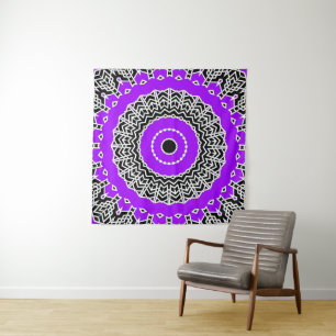Tenture Mandala Prism (Violet)