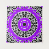 Tenture Mandala Prism (Violet) (Devant)