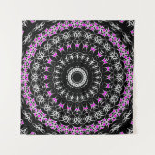 Tenture Mandala Tribal Celtique (Rose) (Devant (Horizontal))