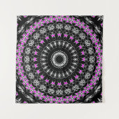 Tenture Mandala Tribal Celtique (Rose) (Devant)