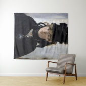 Tenture Manet - Berthe Morisot with a bouquet of violets (En situation (horizontale))