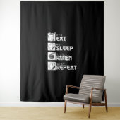 Tenture Manger Dormir Anime Répéter Idée Cadeau Cosplayer (En situation)