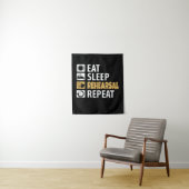Tenture Manger Dormir Répétition Répéter - Citations de Th (En situation)